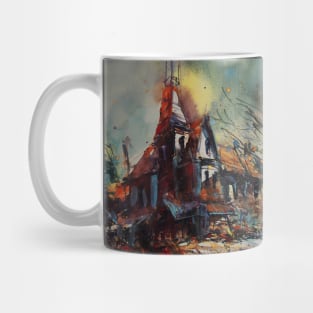 Halloween Road - Happy WATERCOLOR Halloween Mug